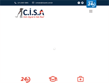Tablet Screenshot of cisavet.com.br